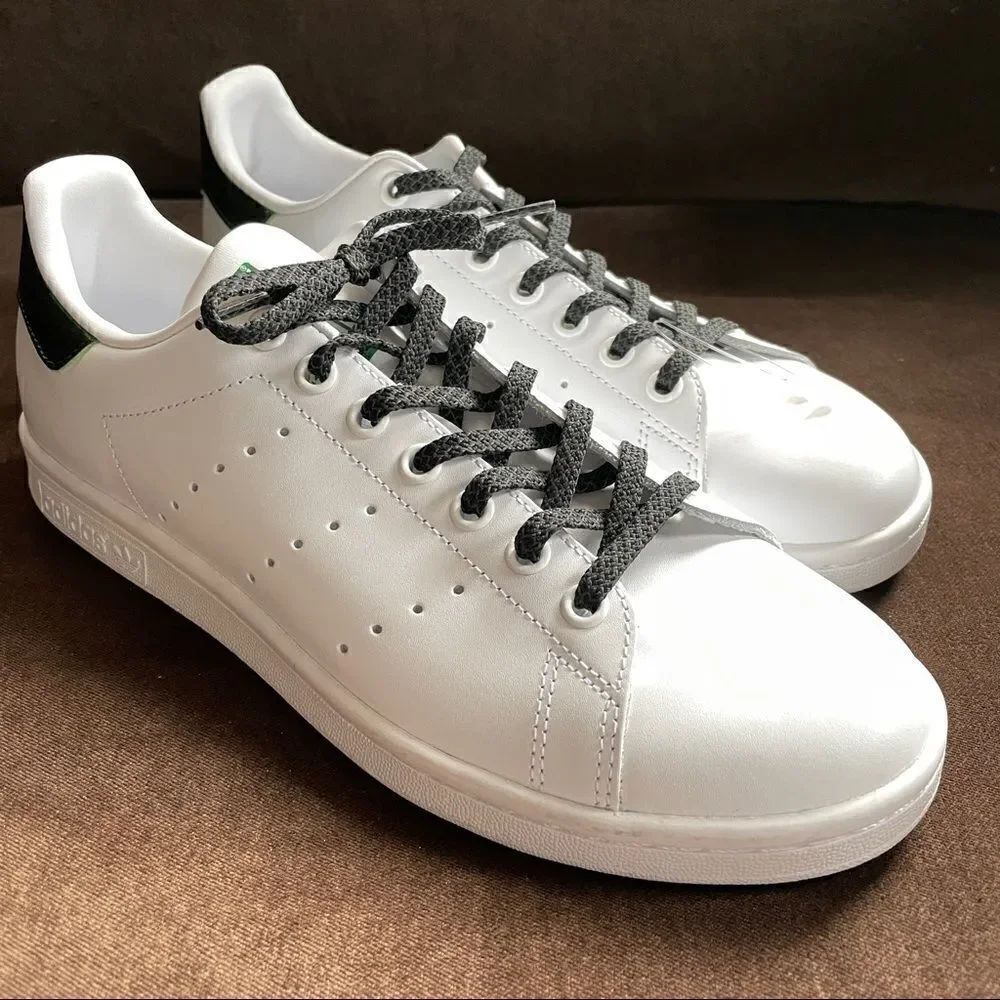 New White Black Stan Smith Adidas court sneakers Womens 9 US 41 1/3 EUR - Picture 6 of 14